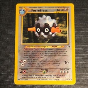 Pokemon Neo Discovery 2001 Forretress Rare Trading Card (21/75)